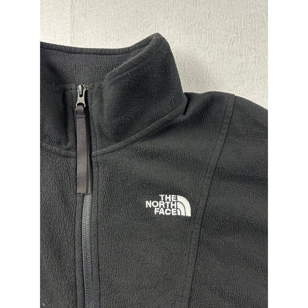 The North Face Black Fleece 1/4 Zip Pullover Jacket Women's - Picture 2 of 9